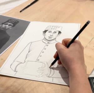 Moby boy au crayon et à l'encre !